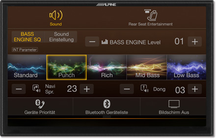 Bass Engine SQ Sound tuning - Navigation System X903DC-F